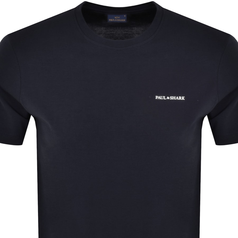 Paul And Shark Short Sleeve Logo T Shirt Navy | Mainline